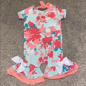 RicRac & Ruffles romper 12 mo